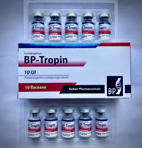 Гормон Росту 10 UI, 10 флаконів  Balkan Pharmaceuticals BP-Tropin