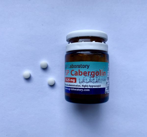 Каберголін 0,25mg/1tab, 1 таб. SP Laboratory Cabergolin