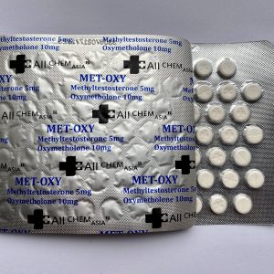 Met-oxy 15  50 таб. Alchem Asia Метилтестостерон 5 мг, Оксиметолон 10 мг