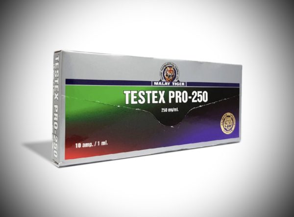 Тестостерон Ципіонат 250mg/ml, 1 ампула Malay Tiger Testex Pro-250