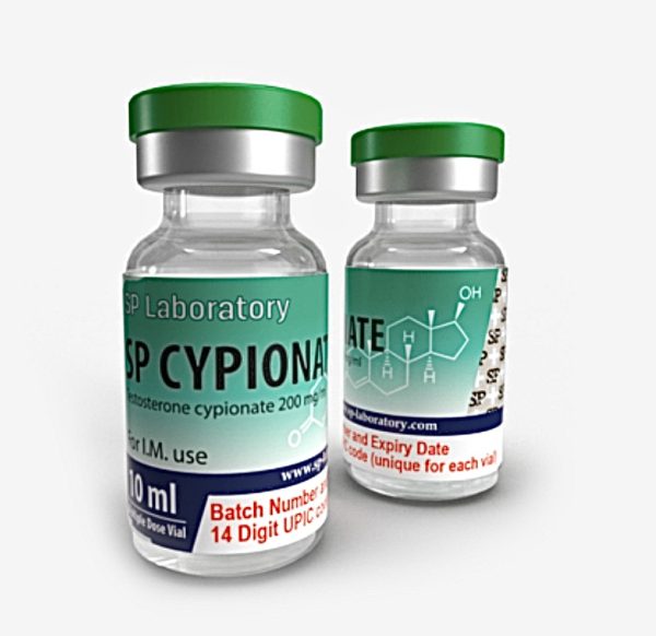 Тестостерон Ципіонат 200mg/ml, 10мл SP Laboratories Cypionate