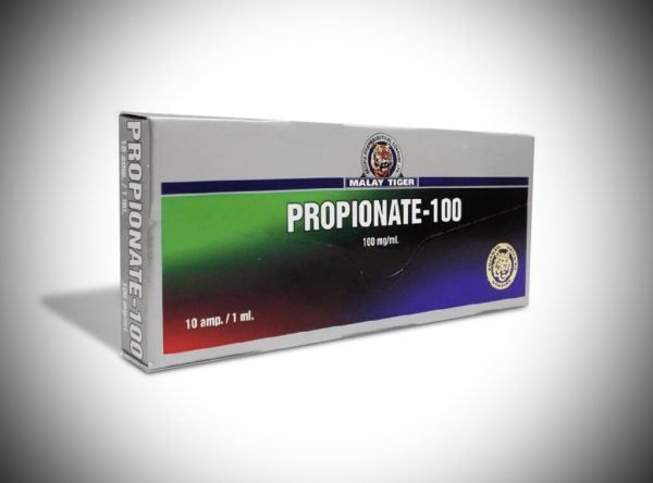 Тестостерон Пропіонат 100mg/ml, 1 ампула Malay Tiger Propionate-100