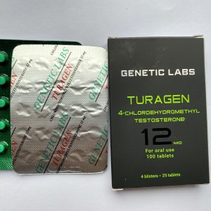 Турінабол 12mg, 100 таб. Genetic Labs Turagen