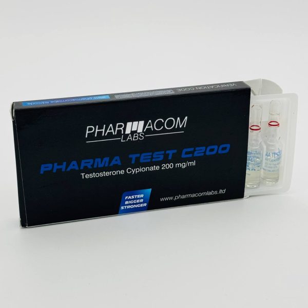 Тестостерон Ципіонат 200mg/ml, 1 ампула Pharmacom Labs PHARMA TEST C 200