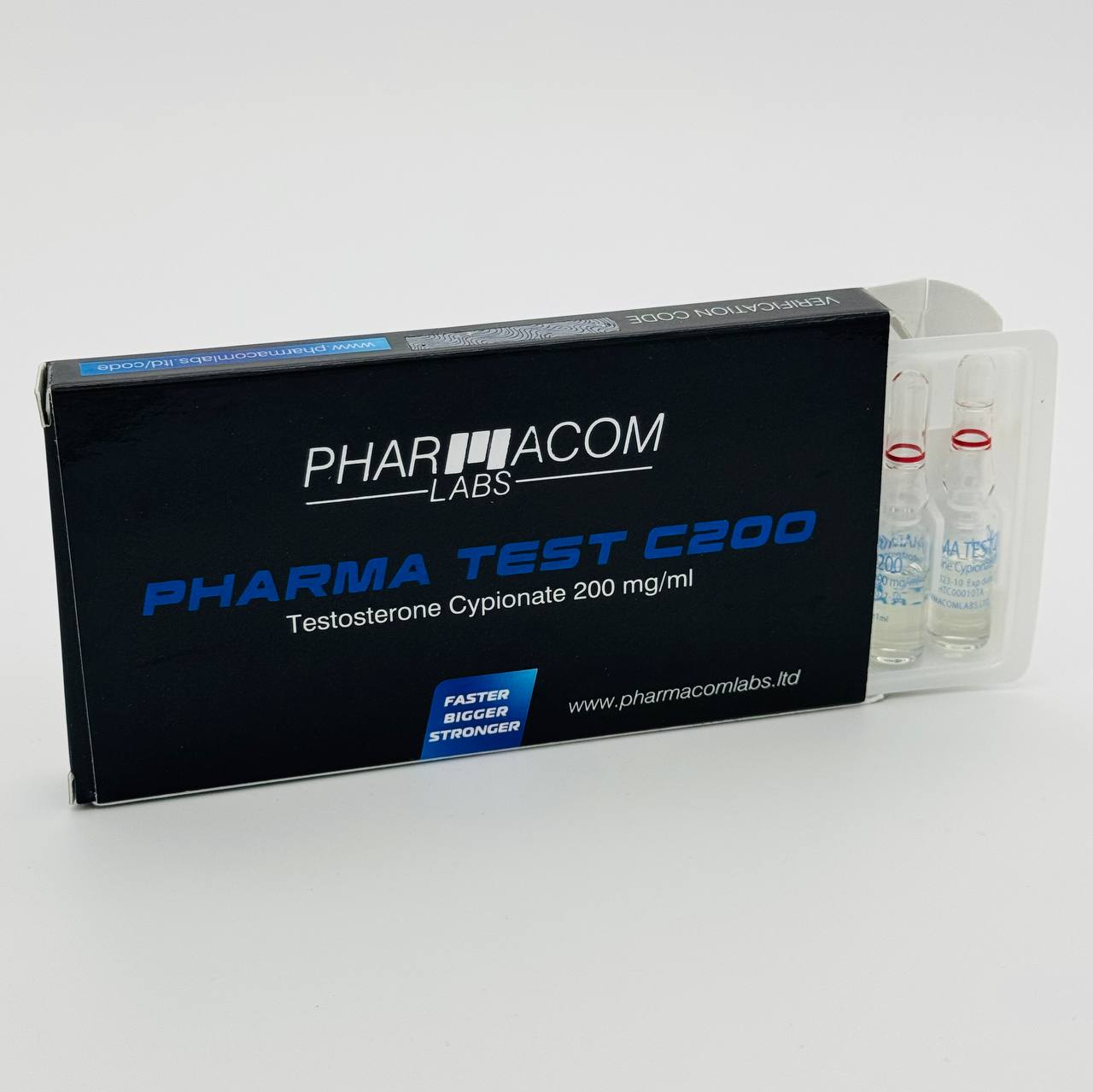 Тестостерон Ципіонат 200mg/ml, 1 ампула Pharmacom Labs PHARMA TEST C 200