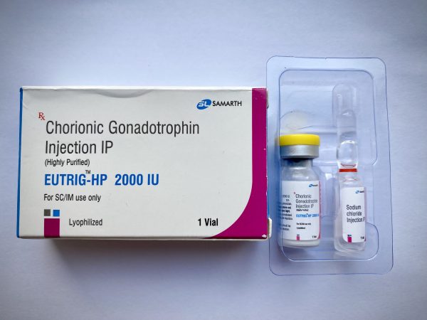 Гонадотропін 2000 UI 1 флакон, Chorionic Gonadotropin Injection IP Eutring-hp