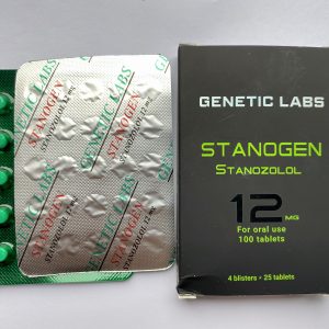 Станозолол 12mg, 100 таб. Genetic Labs Stanogen