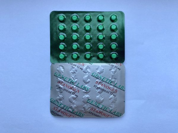 Станозолол 12mg, 25 таб. Genetic Labs Stanogen