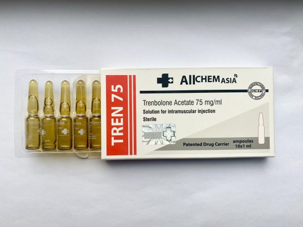 Тренболон Ацетат 100mg/ml, 1 ампула Alchem Asia Tren 75