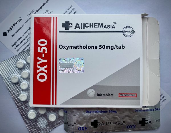 Оксиметолон  50mg, 100 таб. Alchem Asia  Oxy-50