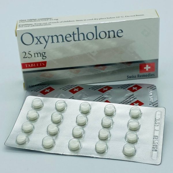 Оксиметолон 25mg, 100 таб. Swiss Remedies Oxymetholone