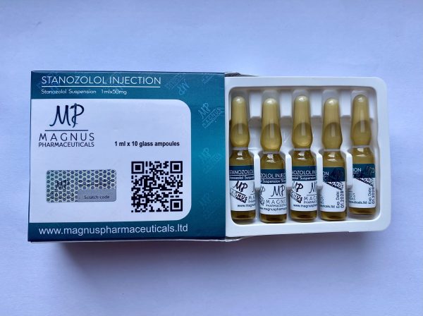 Станозолол (суспензія) 50mg/ml, 1 ампула Magnus Pharmaceuticals Stanozolol injection