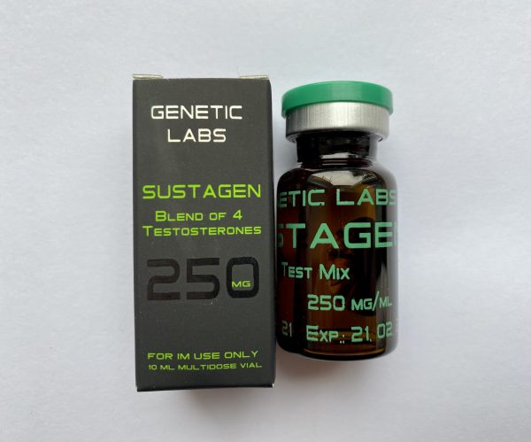 Сустанон (Тестостерон Мікс) 250mg/ml, 10мл Genetic Labs Sustagen