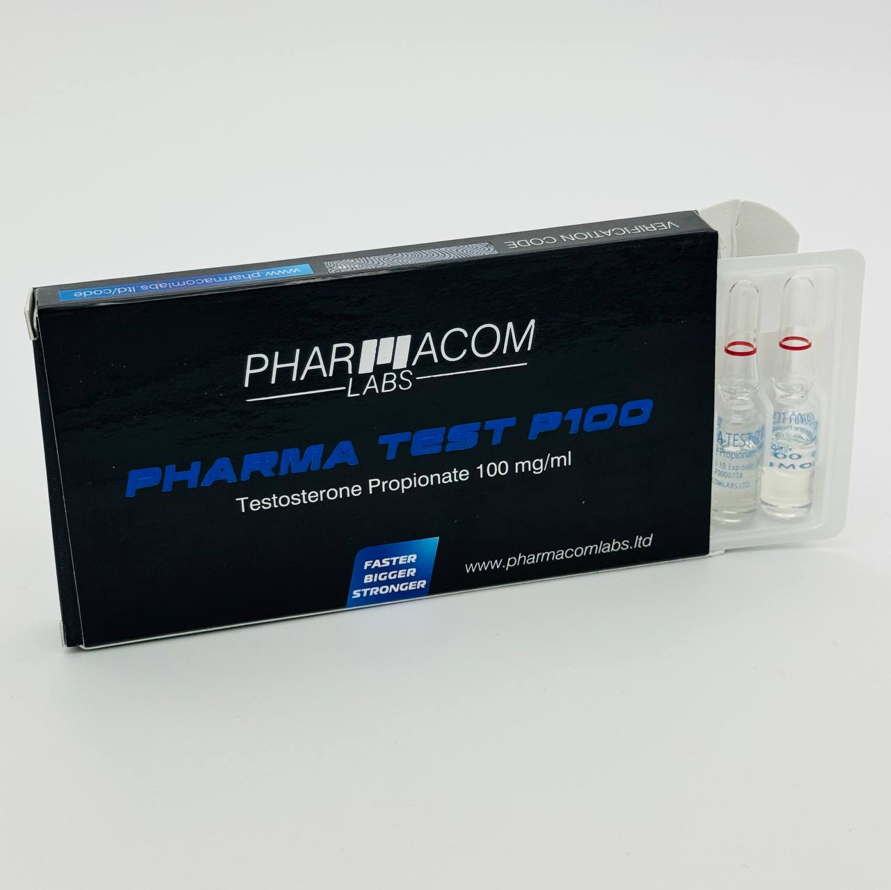 Тестостерон Пропіонат 100mg/ml, 1 ампула Pharmacom Labs PHARMA TEST P 100
