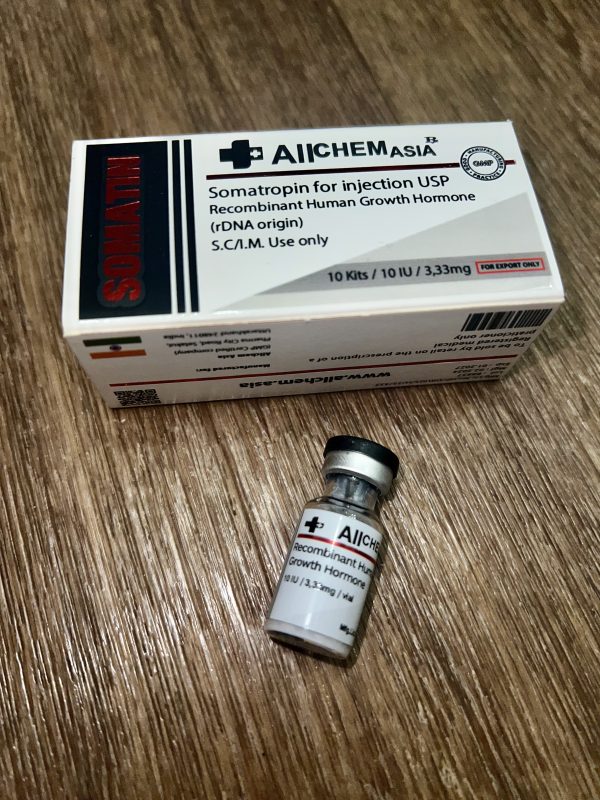 Гормон Росту 10 UI, 1 флакон Allchem Asia Somatin