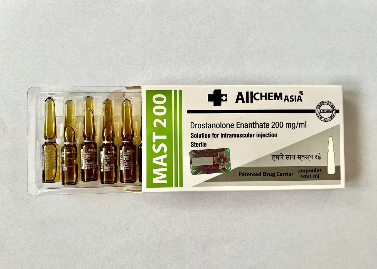 Мастерон Енантат (Дростанолон Е) 200mg/ml, 1 ампула Alchem Asia Mast 200