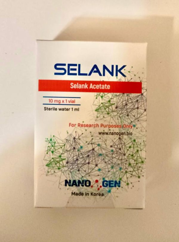Пептиди Selank (5mg), 1 флакон Nano Gen
