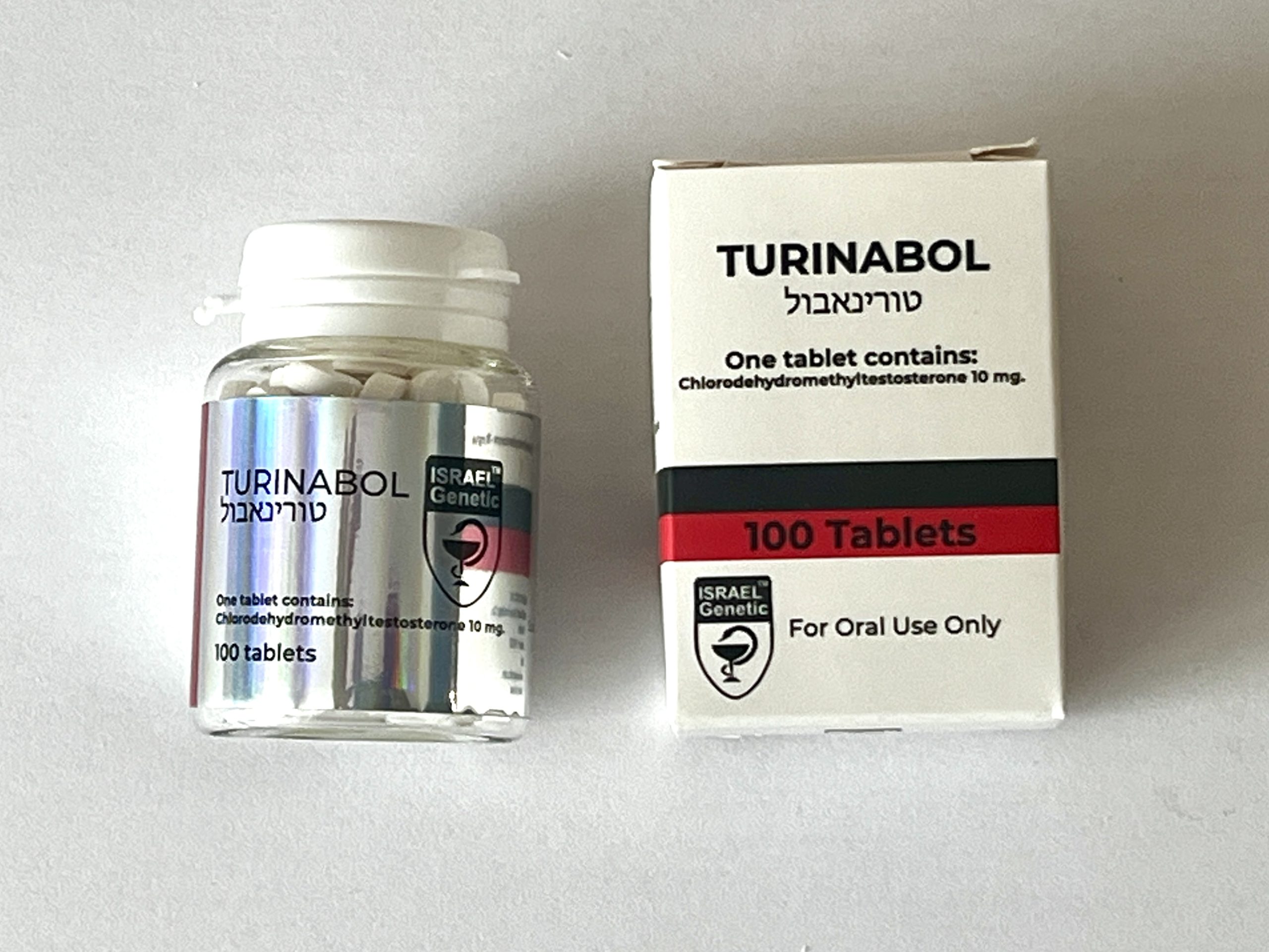 Турінабол 10mg, 100 таб. Israel Genetic Turinabol